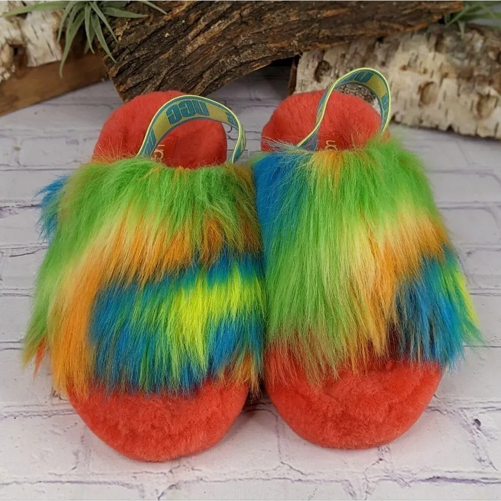 UGG Fluff Yeah Slide Tie Dye Slippers